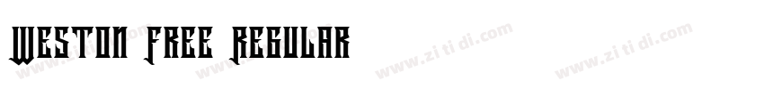 Weston Free Regular字体转换